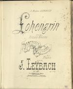 Lohengrin: opera de Richard Wagner ; fantaisie brillante pour piano ; op. 125.